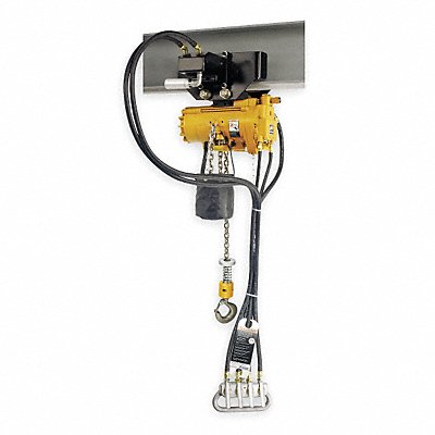 INGERSOLL RAND HL1000KR3HA10R6U Air Chain Hoist 2200 lb Cap. 10 ft Lft