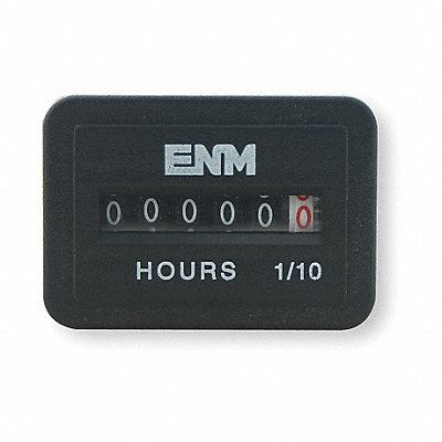 ENM T51D4 AC Hour Meter II Electrical Rectangular