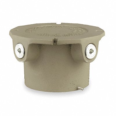 HUBBELL KILLARK EZX2 Hazardous Location Mounting Box Ceiling 7 L 7 W 4 H Tan