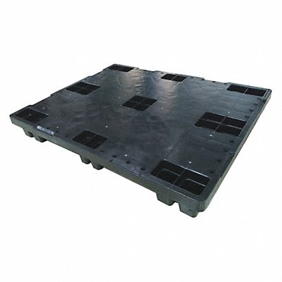 GRAINGER 2PE64 Pallet 1 200 lb 48 in L 40 in W Black