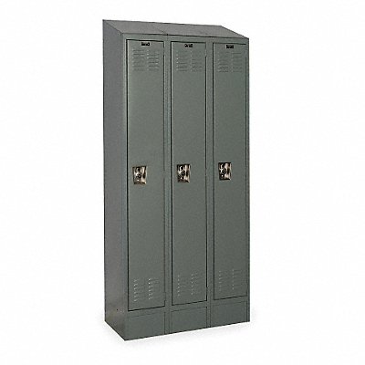 HALLOWELL URB32881ASBHG D4816 Locker 1x3Locker Drk Gry 84 x36 x18 Assm