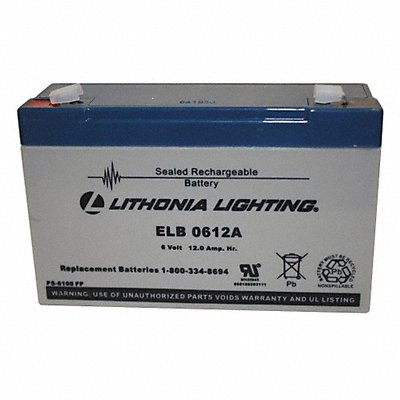 LITHONIA LIGHTING ELB0612A EvoKit Emrg Batt Bkp 12in