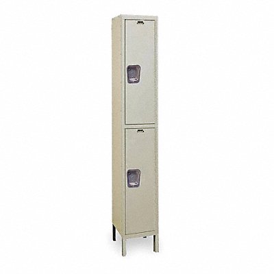 HALLOWELL UY15582APT K4105 Wardrobe Locker 2x1Locker Tan 78 x15 x15 Assm