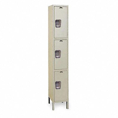 HALLOWELL UY12583PT K4118 Locker 3x1Locker Tan 78 x12 x15 Unassembled
