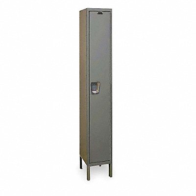 HALLOWELL UY12581AHG K4076 Wardrobe Locker 1x1Locker Grey 78 x12 x15 Assm