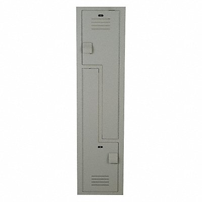 BRADLEY LK151872ZHV200 F8485 WrdrbZLocker 2x1Locker Grey 72 x15 x18 Assm