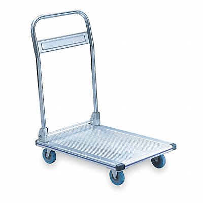GRAINGER 2PLG6 Folding Handle Platform Truck 660 lb.