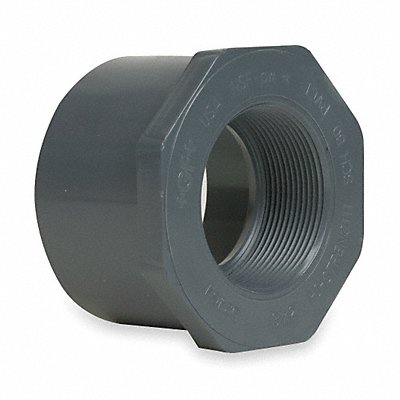 GRAINGER 838291 Reducing Bushing 2 1/2 x 1 1/2 in PVC