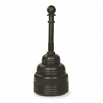 EAGLE 1208BLACK D0289 Cigarette Receptacle 4 gal Black
