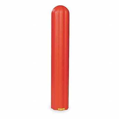 GRAINGER 1738R F0487 Bollard Cover Red 10 in Dia