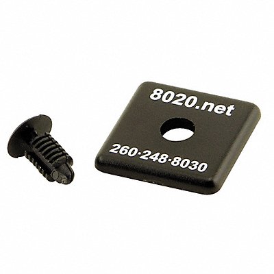 80/20 20152 End Cap 1 inx1/8 inx1 in PK2