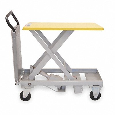 SOUTHWORTH PLM250 Scissor Lift Cart 500 lb Steel Fixed