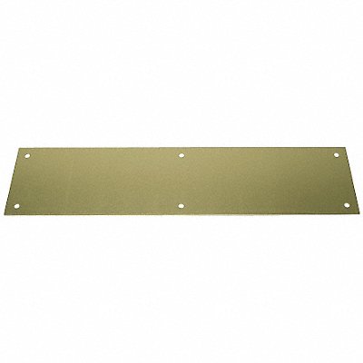 ROCKWOOD 73B3 Push Plates BrassGrip 3 1/2 x15 In