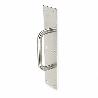 ROCKWOOD 102X70A28 Pull Plate Round Grip Aluminum 3 x12 In