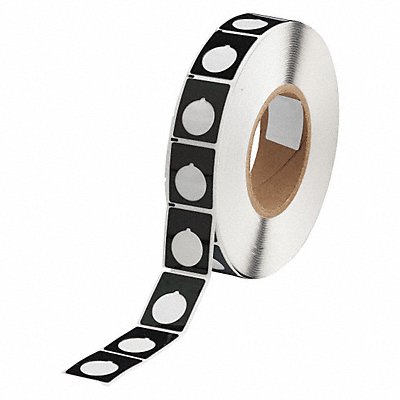 BRADY THTEP1675935BK Label Black Glossy Polyester 1-13/64 W