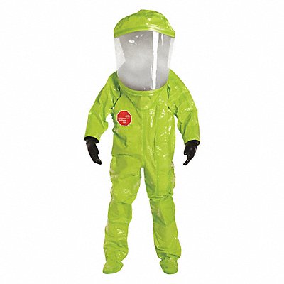 DUPONT TK612TLYLG000100 G9235 Encapsulated Suit L Lime Yellow