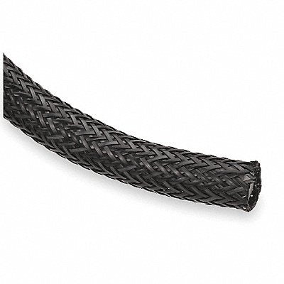 TECHFLEX NHN200BK5 Braided Sleeving 2.000 in 5 ft Black