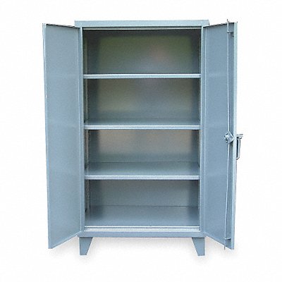 STRONG HOLD 65243 Storage Cabinet 60 x72 x24 DrkGry 3Shlv