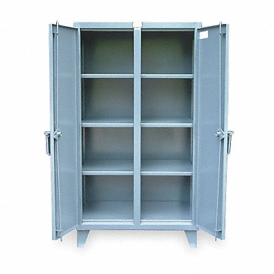 STRONG HOLD 45DS246 Storage Cabinet 66 x48 x24 DrkGry 6Shlv