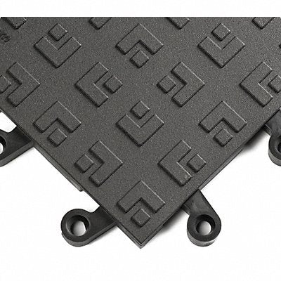 WEARWELL 562 Antifatigue Tiles Black 18 x 18 PK10