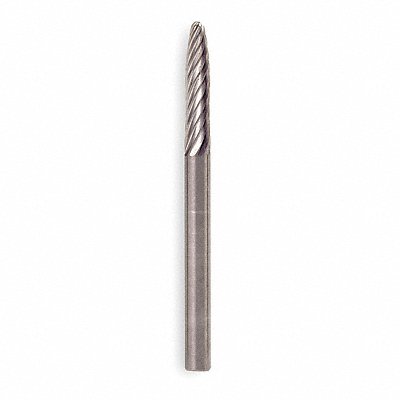 WIDIA METAL REMOVAL M40462 Carbide Burr Inc. Angle 1/8 Single Ct