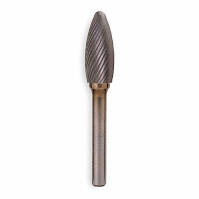 WIDIA METAL REMOVAL M40446 Carbide Burr Flame 1/8 Single Cut SH-41