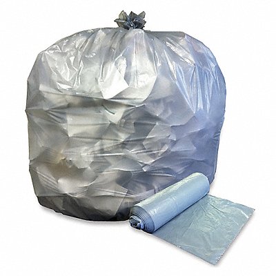 ABILITY ONE 8105020000000 Garbage Bag 45 gal Grey PK100