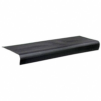 GRAINGER 2RRX6 Stair Tread Cover Black 24in W Vinyl
