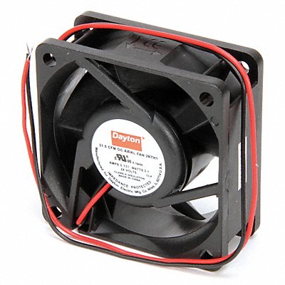DAYTON 2RTH1 Axial Fan Square 2-3/8 H 31.5 CFM