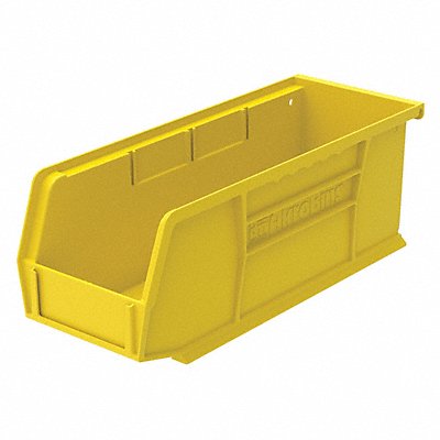 AKRO-MILS 30224YELLO F8685 Hang and Stack Bin Yellow Plastic 4 in