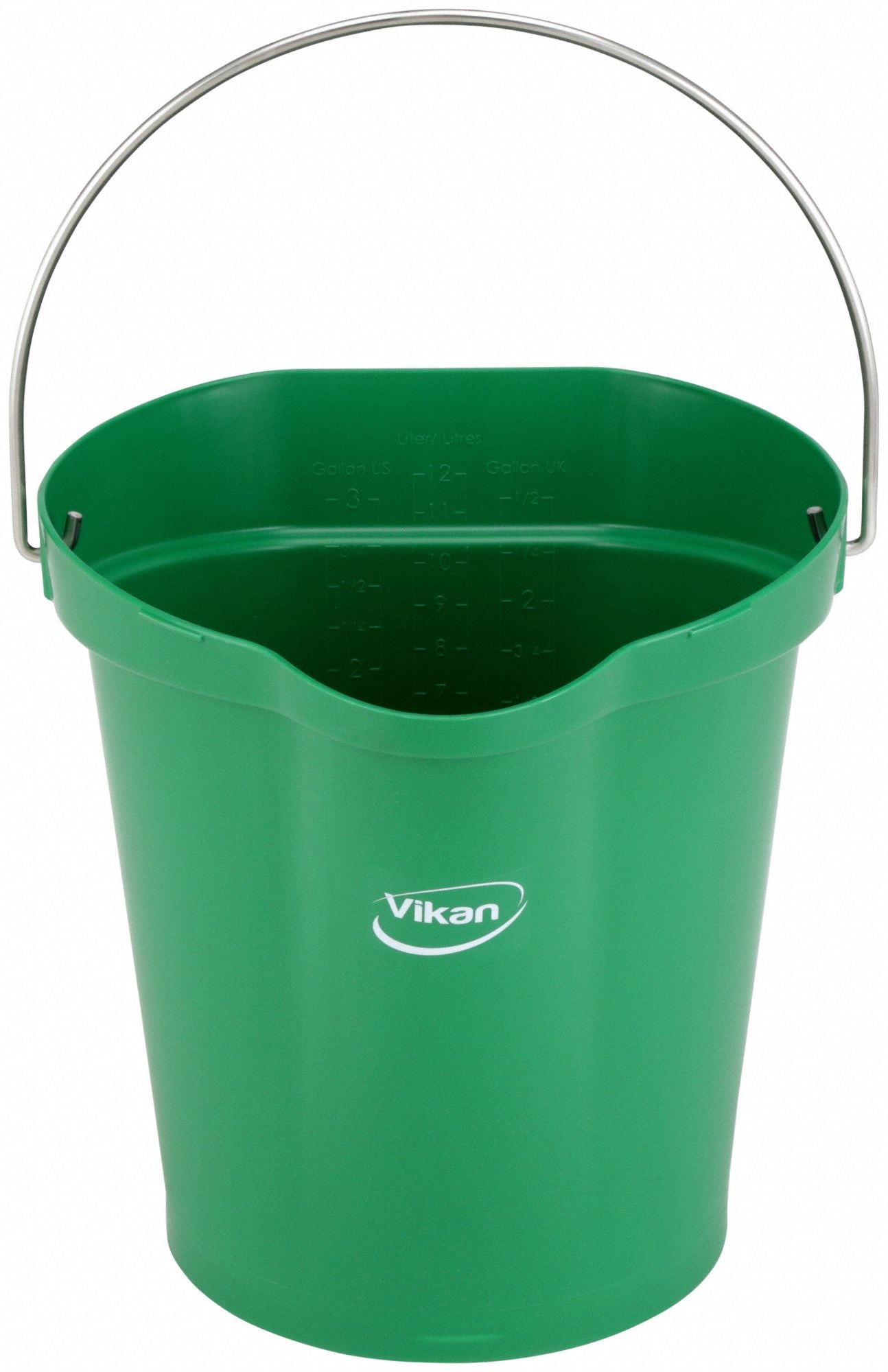 VIKAN 56862 F8439 Hygienic Bucket 3 1/4 gal Green
