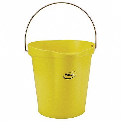 VIKAN 56866 F8439 Hygienic Bucket 3 1/4 gal Yellow