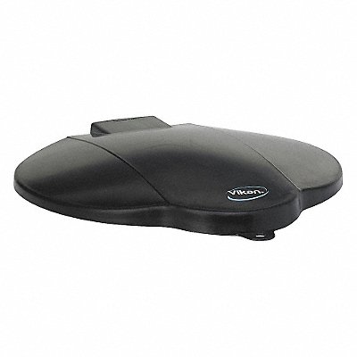 VIKAN 56879 Pail Lid Black 12 1/4 in Diameter