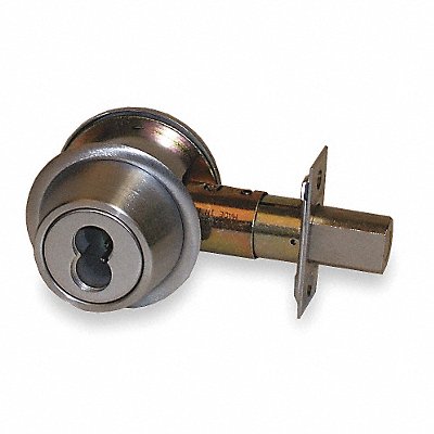 FALCON LOCK D241B626 Deadbolt HD Satin Chrome SFIC Not Incl.