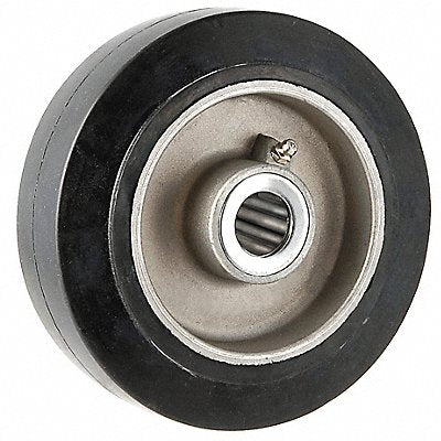GRAINGER 2RYX7 Rubber Tread on Al Core Wheel 5