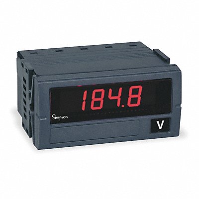 SIMPSON ELECTRIC F451130 Digital Panel Meter DC Voltage