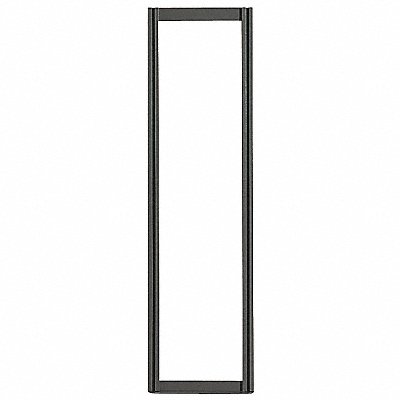 QUANTUM STORAGE SYSTEMS QTF48 Tip Out Bin Wall Frame W24 In H48 In Blk