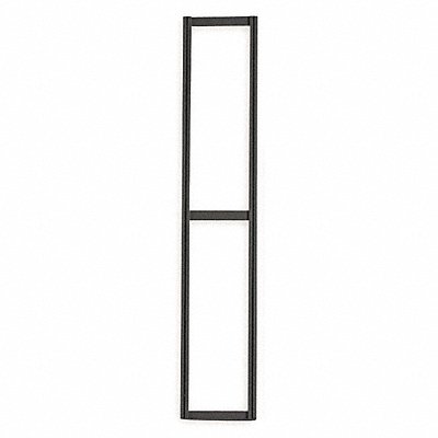 QUANTUM STORAGE SYSTEMS QTF70 Tip Out Bin Wall Frame W24 In H70 In Blk