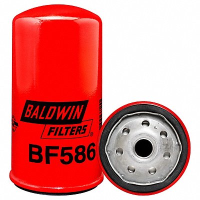 BALDWIN FILTERS BF586 Fuel Filter 5-27/32 x 3-1/32 x 5-27/32In