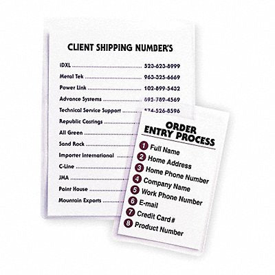 C-LINE PRODUCTS 70912 Self Adhesive Holder 9x12 PK50