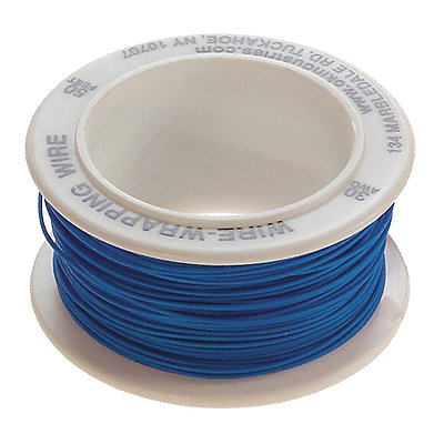 OK INDUSTRIES R30B0050 Wire Wrapping Wire 30 AWG Blu 50ft