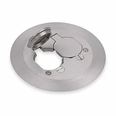 STEEL CITY P60CACPAL Floor Box Cover Round Aluminum 3/8 in.