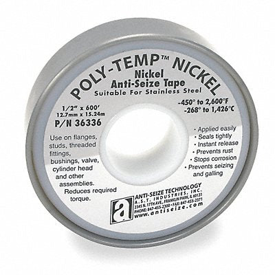 ANTI-SEIZE TECHNOLOGY 36351 Anti-Seize Tape 3/4 W Grey