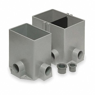 STEEL CITY 642P Floor Box Steel 170.0 cu in.