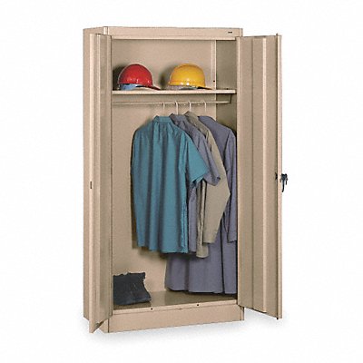 TENNSCO 7114SD Storage Cabinet 72 x36 x18 Sand 1Shlv
