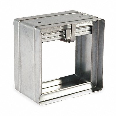 DAYTON 2TGA2 Square Fire Damper 7-3/4 in W 165 Deg F