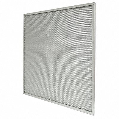 GRAINGER 2GGR1 Washable Metal Air Filter 16x25x1 Mesh