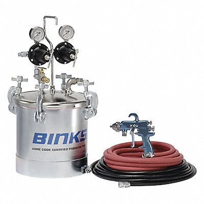 BINKS 98C357 Pressure Tank Outfit 2.8 G