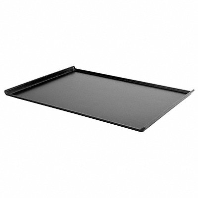 MOLDED FIBERGLASS 2171092203 Tray with Drop Sides Black 26 in 19 1/4 in