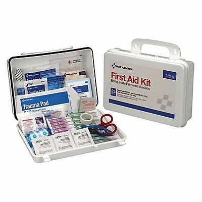 FIRST AID ONLY 223 First Aid Kit w/House 107pcs 3x7 WHT